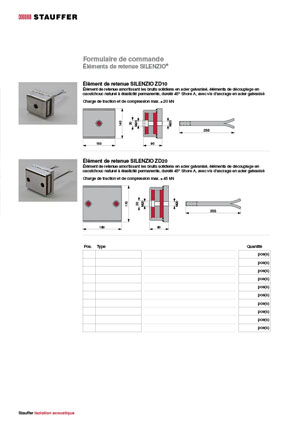 Stauffer Schallschutz Silenzio Rueckhaltelement Bestellformular